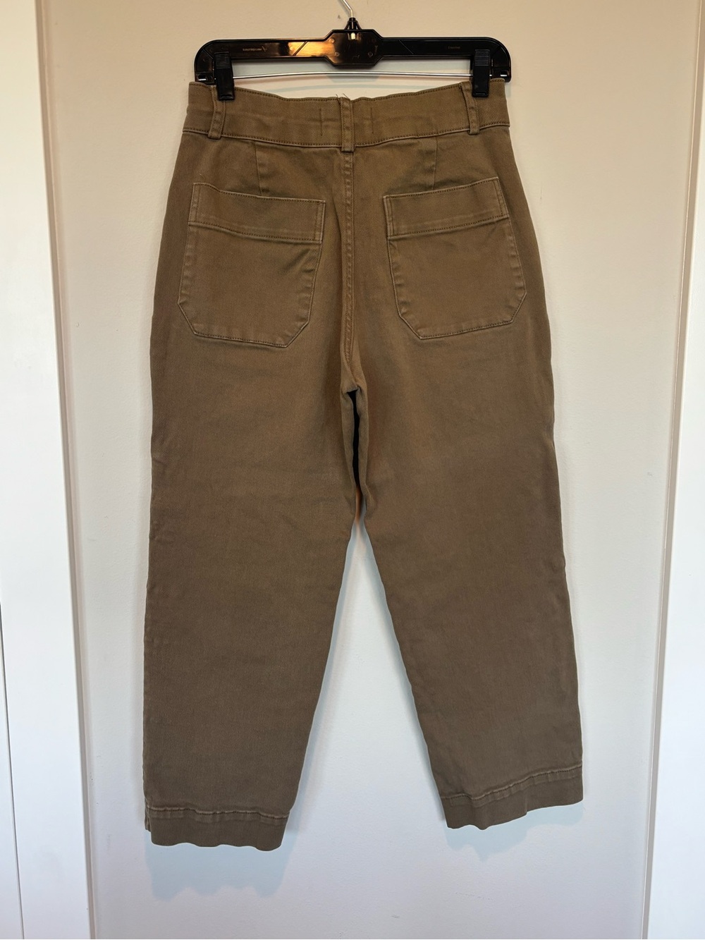 Everlane Olive-Tan High-Rise Straight Chinos - Picture 2 of 5